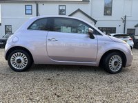 USED 2013 13 FIAT 500 1.3 MultiJet Lounge Hatchback 3dr Diesel Manual Euro 5 (s/s) (95 bhp) PANROOF RP/SENSORS IDOL PINK