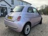 USED 2013 13 FIAT 500 1.3 MultiJet Lounge Hatchback 3dr Diesel Manual Euro 5 (s/s) (95 bhp) PANROOF RP/SENSORS IDOL PINK