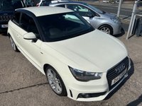 USED 2012 12 AUDI A1 1.6 TDI S line Hatchback 3dr Diesel Manual Euro 5 (s/s) (105 ps) LOW MILES + SAT NAV + &pound;20 TAX + S-LINE + FSH + AC