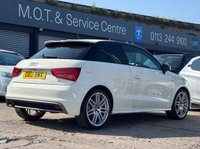 USED 2012 12 AUDI A1 1.6 TDI S line Hatchback 3dr Diesel Manual Euro 5 (s/s) (105 ps) LOW MILES + SAT NAV + &pound;20 TAX + S-LINE + FSH + AC