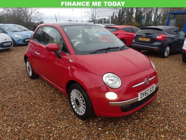 2012 FIAT 500 1.2 Lounge Hatchback 3dr Petrol Manual Euro 4 (69 bhp)