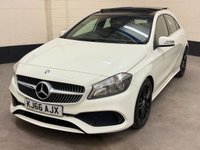 USED 2017 66 MERCEDES-BENZ A-CLASS 2.1 A200d AMG Line (Executive) Panoramic Hatchback 5 Door Diesel 7G-DCT Euro 6 (s/s) (136 ps) &pound;20 TAX 8 MERCEDES SERVICES