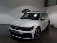 USED 2020 20 VOLKSWAGEN TIGUAN 2.0 TDI R-Line Tech SUV 5dr Diesel DSG 4Motion Euro 6 (s/s) (150 ps) SAT NAV HALF LEATHER REVERSE CAMERA POWER TAILGATE TOWBAR