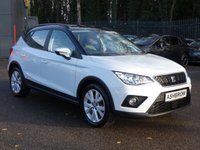 USED 2021 21 SEAT ARONA 1.0 TSI SE Technology 5d DSG 110 S/S 1 OWNER FROM NEW, GOOD SERVICE HISTORY, SAT NAV, WIRELESS PHONE CHARGER, FULL LINK FOR APPLE CARPLAY ANDROID AUTO & MIRROR LINK, REAR PARKING SENSORS, CRUISE CONTROL & SPEED LIMITER, DAB RADIO, BLUETOOTH PHONE & MUSIC, FRONT ASSIST, DSG AUTOMATIC GEARBOX, FRONT FOG LIGHTS, ROOF RAILS, 17 INCH ALLOYS, LED DAYTIME RUNNING LIGHTS, AUTO LIGHTS, LEATHER MULTIFUNCTION STEERING WHEEL, AIR CONDITIONING, VOICE CONTROL SYSTEM, 2x USB C PORTS, ELECTRIC WINDOWS x4, ELECTRIC MIRRORS, ISO FIX