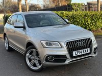 USED 2014 14 AUDI Q5 2.0 TDI S line Plus SUV 5dr Diesel Manual quattro Euro 5 (s/s) (177 ps) 