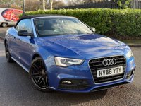 USED 2016 66 AUDI A5 CABRIOLET 2.0 TDI S line Special Edition Plus Convertible 2dr Diesel Multitronic Euro 6 (s/s) (190 ps) 