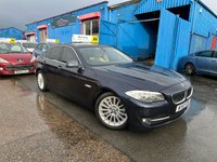 USED 2010 10 BMW 5 SERIES 3.0L 4d  AUTO  241 BHP PROFESSIONAL MEDIA. AUTOMATIC. CREAM LEATHER INTERIOR.