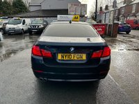 USED 2010 10 BMW 5 SERIES 3.0L 4d  AUTO  241 BHP PROFESSIONAL MEDIA. AUTOMATIC. CREAM LEATHER INTERIOR.