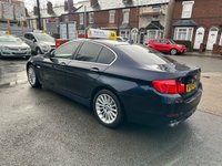 USED 2010 10 BMW 5 SERIES 3.0L 4d  AUTO  241 BHP PROFESSIONAL MEDIA. AUTOMATIC. CREAM LEATHER INTERIOR.