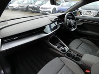 USED 2021 71 AUDI A3 Sportback 1.4 TFSIe 40 S line 5d Petrol Plug-in Hybrid S Tronic 13kWh 204 S/S 1 OWNER, FULL AUDI HISTORY, SAT NAV , VIRTUAL COCKPIT, FULL GREY LEATHER, WIRELESS APPLE CARPLAY / ANDROID AUTO, REAR PARKING SENSORS, DAB RADIO, BLUETOOTH PHONE & MUSIC, 2x USB C PORTS, PRIVACY GLASS, S TRONIC AUTOMATIC, 18 INCH ALLOYS, POWER FOLDING MIRRORS, LEATHER FLAT BOTTOM TIPTRONIC MULTIFUNCTION STEERING WHEEL, CRUISE CONTROL & SPEED LIMITER, RAIN & LIGHT SENSORS, KEYLESS START, VOICE CONTROL, DRIVE SELECT, CLIMATE CONTROL, LANE DEPARTURE WARNING, DETACHABE TOW BAR