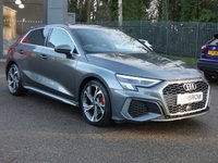 USED 2021 71 AUDI A3 Sportback 1.0 TFSI 30 S line 5d 110 S/S UPGRADED 18 INCH ALLOYS, SAT NAV, VIRTUAL COCKPIT, FULL BLACK LEATHER, WIRELESS APPLE CARPLAY / ANDROID AUTO (SMART PHONE INTERFACE), REAR PARKING SENSORS, DAB RADIO, BLUETOOTH, 2x USB C PORTS, PRIVACY GLASS, MANUAL 6 SPEED, , POWER FOLDING MIRRORS, LEATHER MULTIFUNCTION STEERING WHEEL, CRUISE CONTROL & SPEED LIMITER, RAIN & LIGHT SENSORS, KEYLESS START, VOICE CONTROL, DRIVE SELECT, CLIMATE CONTROL, LANE DEPARTURE WARNING, 1 OWNER, SERVICE HISTORY