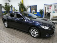 USED 2016 MAZDA MAZDA6 2.0 SKYACTIV-G SE Saloon 4dr Petrol Manual Euro 6 (s/s) (145 ps) SAT NAV BLUETOOTH CRUISE DAB 3 OWNERS SERVICE HISTORY 5 SERVICES TO 72K MILES JAN 2025 WARRANTY