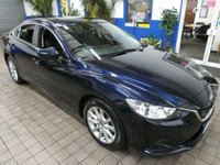 USED 2016 MAZDA MAZDA6 2.0 SKYACTIV-G SE Saloon 4dr Petrol Manual Euro 6 (s/s) (145 ps) SAT NAV BLUETOOTH CRUISE DAB 3 OWNERS SERVICE HISTORY 5 SERVICES TO 72K MILES JAN 2025 WARRANTY