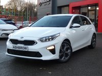 USED 2020 20 KIA CEED 1.0 T-GDi 3 5d 118 S/S SAT NAV, APPLE CARPLAY / ANDROID AUTO, REVERSING CAMERA, DAB RADIO, BLUETOOTH, CRUISE CONTROL & SPEED LIMITER, LANE ASSIST, VOICE RECOGNITION, &frac12; LEATHER, REAR PARKING SENSORS WITH DISPLAY, MANUAL 6 SPEED, 17 INCH ALLOYS, PRIVACY GLASS, ELECTRIC FOLDING MIRRORS, LEATHER MULTIFUNCTION STEERING WHEEL, AUTO LIGHTS & WIPERS, DUAL AUTOMATIC AIR CON, TRIP COMPUTER WITH DIGITAL SPEEDO, ILLUMINATING VANITY MIRRORS, SPACE SAVER SPARE, GOOD SERVICE HISTORY