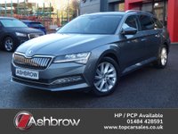 USED 2021 71 SKODA SUPERB Estate 1.4 TSI iV 13kWh SE Technology 5d Petrol Plug-in Hybrid DSG 218 S/S 1 OWNER, FULL SKODA SERVICE HISTORY, SAT NAV, HEATED SEATS, FULL BLACK LEATHER, VIRTUAL COCKPIT, KEYLESS START, ADAPTIVE CRUISE CONTROL & SPEED LIMITER, SMART LINK FOR WIRELESS APPLE CARPLAY & ANDROID AUTO, VOICE CONTROL SYSTEM, FRONT ASSIST, ELECTRIC MEMORY DRIVER'S SEAT, BLUETOOTH, DAB RADIO, LED DAYTIME RUNNING LIGHTS, LED HEADLIGHTS, FRONT & REAR PARKING SENSORS, 17 INCH ALLOYS, POWER FOLDING MIRRORS, CLIMATE CTRL, AUTO LIGHTS & WIPERS, ILLUMINATING VANITY MIRRORS, ISO FIX