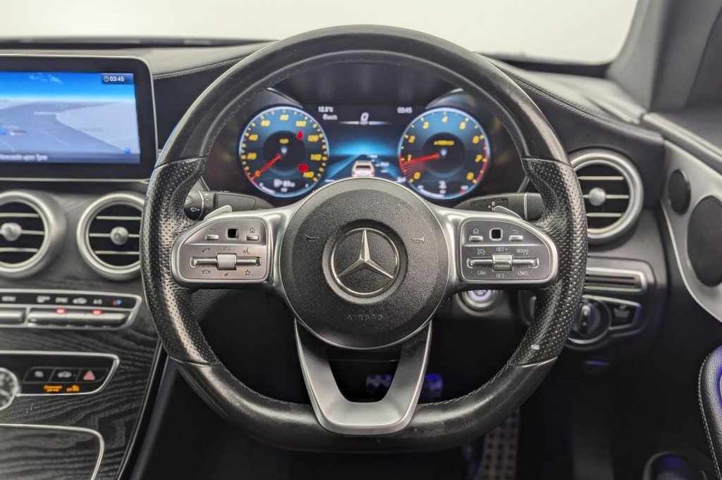 USED 2019 MERCEDES-BENZ C CLASS 2.0 C300 AMG Line (Premium) Coupe 2dr Petrol G-Tronic+ Euro 6 (s/s) (258 ps) Sat Nav, 18" Alloys, Sensors