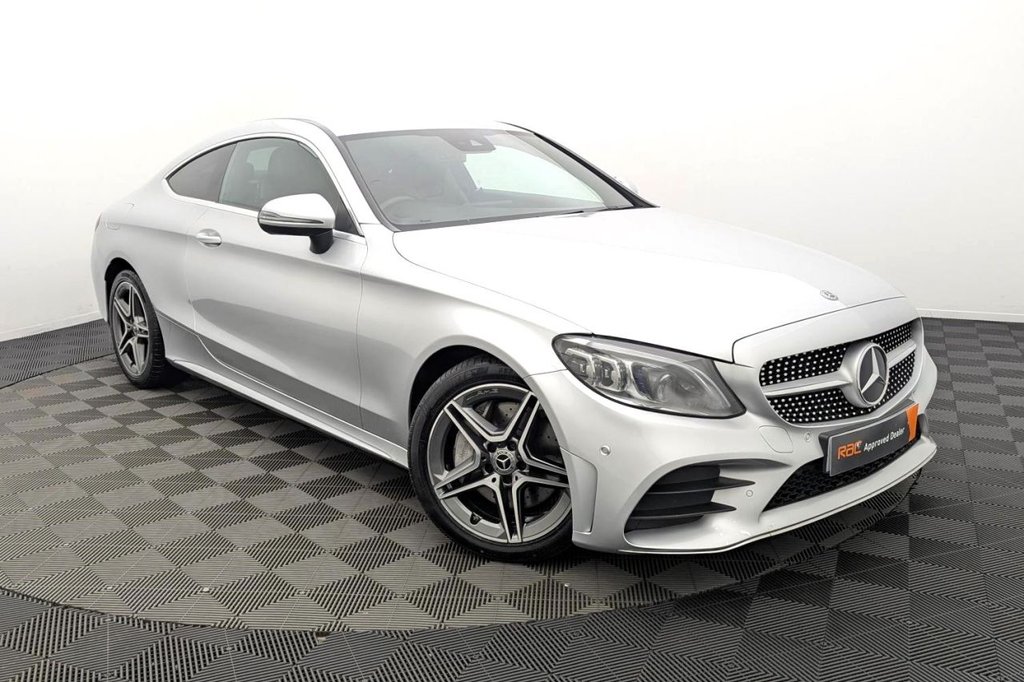 USED 2019 MERCEDES-BENZ C CLASS 2.0 C300 AMG Line (Premium) Coupe 2dr Petrol G-Tronic+ Euro 6 (s/s) (258 ps) Sat Nav, 18" Alloys, Sensors