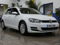 USED 2013 13 VOLKSWAGEN GOLF 1.4 TSI BlueMotion Tech S Hatchback 5dr Petrol Manual Euro 5 (s/s) (122 ps) AIR CON DAB BLUETOOTH 2 OWNERS FROM NEW 12 SERVICES TO 92K MILES CAZ ULEZ COMPLIANT