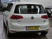 USED 2013 13 VOLKSWAGEN GOLF 1.4 TSI BlueMotion Tech S Hatchback 5dr Petrol Manual Euro 5 (s/s) (122 ps) AIR CON DAB BLUETOOTH 2 OWNERS FROM NEW 12 SERVICES TO 92K MILES CAZ ULEZ COMPLIANT
