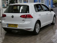 USED 2013 13 VOLKSWAGEN GOLF 1.4 TSI BlueMotion Tech S Hatchback 5dr Petrol Manual Euro 5 (s/s) (122 ps) AIR CON DAB BLUETOOTH 2 OWNERS FROM NEW 12 SERVICES TO 92K MILES CAZ ULEZ COMPLIANT