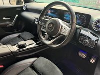 USED 2019 MERCEDES-BENZ A CLASS 1.3 A180 AMG Line (Premium) Hatchback 5dr Petrol 7G-DCT Euro 6 (s/s) (136 ps) Panamericana Grille | Black Alloys
