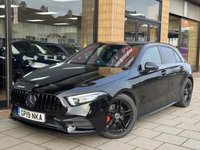 USED 2019 MERCEDES-BENZ A CLASS 1.3 A180 AMG Line (Premium) Hatchback 5dr Petrol 7G-DCT Euro 6 (s/s) (136 ps) Panamericana Grille | Black Alloys