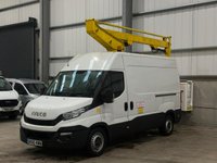 USED 2015 65 IVECO DAILY 2.3 TD 13V 35S 3000 PLATFORM CHERRY PICKER VAN - NO VAT 