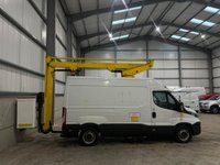 USED 2015 65 IVECO DAILY 2.3 TD 13V 35S 3000 PLATFORM CHERRY PICKER VAN - NO VAT 