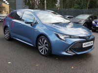 USED 2022 71 TOYOTA COROLLA 1.8 VVT-h GPF Design Touring Sports 5d Petrol Hybrid CVT 122 S/S 1 OWNER, FULL SERVICE HISTORY, SAT NAV, REVERSING CAMERA, HEATED SEATS, FRONT & REAR PARKING SENSORS, PARK ASSIST, LANE ASSIST, AUTO HOLD, ADAPTIVE CRUISE CONTROL & SPEED LIMITER, APPLE CARPLAY / ANDROID AUTO, DAB RADIO, BLUETOOTH, VOICE CONTROL, KEYLESS START, 17 INCH ALLOYS, HALF LEATHER INTERIOR, LEATHER MULTIFUNCTION STEERING WHEEL, ELECTRIC FOLDING MIRRORS, 2 USB PORTS, DUAL ZONE CLIMATE CONTROL, DRIVING MODES, ILLUMINATING VANITY MIRRORS, TRIP COMPUTER WITH SPEED LIMIT DISPLAY, VAT Q