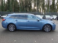 USED 2022 71 TOYOTA COROLLA 1.8 VVT-h GPF Design Touring Sports 5d Petrol Hybrid CVT 122 S/S 1 OWNER, FULL SERVICE HISTORY, SAT NAV, REVERSING CAMERA, HEATED SEATS, FRONT & REAR PARKING SENSORS, PARK ASSIST, LANE ASSIST, AUTO HOLD, ADAPTIVE CRUISE CONTROL & SPEED LIMITER, APPLE CARPLAY / ANDROID AUTO, DAB RADIO, BLUETOOTH, VOICE CONTROL, KEYLESS START, 17 INCH ALLOYS, HALF LEATHER INTERIOR, LEATHER MULTIFUNCTION STEERING WHEEL, ELECTRIC FOLDING MIRRORS, 2 USB PORTS, DUAL ZONE CLIMATE CONTROL, DRIVING MODES, ILLUMINATING VANITY MIRRORS, TRIP COMPUTER WITH SPEED LIMIT DISPLAY, VAT Q