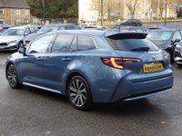 USED 2022 71 TOYOTA COROLLA 1.8 VVT-h GPF Design Touring Sports 5d Petrol Hybrid CVT 122 S/S 1 OWNER, FULL SERVICE HISTORY, SAT NAV, REVERSING CAMERA, HEATED SEATS, FRONT & REAR PARKING SENSORS, PARK ASSIST, LANE ASSIST, AUTO HOLD, ADAPTIVE CRUISE CONTROL & SPEED LIMITER, APPLE CARPLAY / ANDROID AUTO, DAB RADIO, BLUETOOTH, VOICE CONTROL, KEYLESS START, 17 INCH ALLOYS, HALF LEATHER INTERIOR, LEATHER MULTIFUNCTION STEERING WHEEL, ELECTRIC FOLDING MIRRORS, 2 USB PORTS, DUAL ZONE CLIMATE CONTROL, DRIVING MODES, ILLUMINATING VANITY MIRRORS, TRIP COMPUTER WITH SPEED LIMIT DISPLAY, VAT Q