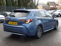 USED 2022 71 TOYOTA COROLLA 1.8 VVT-h GPF Design Touring Sports 5d Petrol Hybrid CVT 122 S/S 1 OWNER, FULL SERVICE HISTORY, SAT NAV, REVERSING CAMERA, HEATED SEATS, FRONT & REAR PARKING SENSORS, PARK ASSIST, LANE ASSIST, AUTO HOLD, ADAPTIVE CRUISE CONTROL & SPEED LIMITER, APPLE CARPLAY / ANDROID AUTO, DAB RADIO, BLUETOOTH, VOICE CONTROL, KEYLESS START, 17 INCH ALLOYS, HALF LEATHER INTERIOR, LEATHER MULTIFUNCTION STEERING WHEEL, ELECTRIC FOLDING MIRRORS, 2 USB PORTS, DUAL ZONE CLIMATE CONTROL, DRIVING MODES, ILLUMINATING VANITY MIRRORS, TRIP COMPUTER WITH SPEED LIMIT DISPLAY, VAT Q