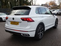 USED 2022 72 VOLKSWAGEN TIGUAN 2.0 TDI R-Line 5d DSG 150 S/S 1 OWNER, GOOD SERVICE HISTORY, REAR VIEW CAMERA, SAT NAV, VIRTUAL COCKPIT, HEATED FRONT SEATS & STEERING WHEEL, APP-CONNECT FOR APPLE CARPLAY / ANDROID AUTO, DSG AUTOMATIC GEARBOX, ADAPTIVE CRUISE CONTROL, LANE ASSIST, DAB RADIO, BLUETOOTH, RONT & REAR PARKING SENSORS WITH DISPLAY, PARK ASSIST, 20 INCH ALLOY WHEELS, PART LEATHER INTERIOR, ELECTRIC FOLDING MIRRORS, KEYLESS ENTRY & START, ADJUSTABLE DRIVING MODES, LEATHER TIPTRONIC FLAT BOTTOM MFSW