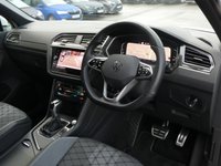 USED 2022 72 VOLKSWAGEN TIGUAN 2.0 TDI R-Line 5d DSG 150 S/S 1 OWNER, GOOD SERVICE HISTORY, REAR VIEW CAMERA, SAT NAV, VIRTUAL COCKPIT, HEATED FRONT SEATS & STEERING WHEEL, APP-CONNECT FOR APPLE CARPLAY / ANDROID AUTO, DSG AUTOMATIC GEARBOX, ADAPTIVE CRUISE CONTROL, LANE ASSIST, DAB RADIO, BLUETOOTH, RONT & REAR PARKING SENSORS WITH DISPLAY, PARK ASSIST, 20 INCH ALLOY WHEELS, PART LEATHER INTERIOR, ELECTRIC FOLDING MIRRORS, KEYLESS ENTRY & START, ADJUSTABLE DRIVING MODES, LEATHER TIPTRONIC FLAT BOTTOM MFSW
