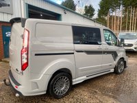 USED 2023 23 FORD TRANSIT CUSTOM MS-RT 5 SEAT L1 SWB MATTER GREY AUTOMATIC CREW VAN 29K  6 MNTH WARRANTY, FULL MOT, JUST SERVICED