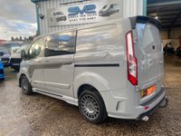 USED 2023 23 FORD TRANSIT CUSTOM MS-RT 5 SEAT L1 SWB MATTER GREY AUTOMATIC CREW VAN 29K  6 MNTH WARRANTY, FULL MOT, JUST SERVICED