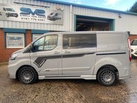USED 2023 23 FORD TRANSIT CUSTOM MS-RT 5 SEAT L1 SWB MATTER GREY AUTOMATIC CREW VAN 29K  6 MNTH WARRANTY, FULL MOT, JUST SERVICED