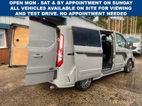 USED 2023 23 FORD TRANSIT CUSTOM MS-RT 5 SEAT L1 SWB MATTER GREY AUTOMATIC CREW VAN 29K  6 MNTH WARRANTY, FULL MOT, JUST SERVICED