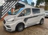 USED 2023 23 FORD TRANSIT CUSTOM MS-RT 5 SEAT L1 SWB MATTER GREY AUTOMATIC CREW VAN 29K  6 MNTH WARRANTY, FULL MOT, JUST SERVICED