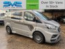 USED 2023 23 FORD TRANSIT CUSTOM MS-RT 5 SEAT L1 SWB MATTER GREY AUTOMATIC CREW VAN 29K  6 MNTH WARRANTY, FULL MOT, JUST SERVICED