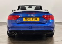 USED 2016 16 AUDI A5 CABRIOLET 2.0 TDI S line Special Edition Plus Convertible 2dr Diesel Multitronic Euro 6 (s/s) (190 ps) Full Leather Interior