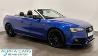 USED 2016 16 AUDI A5 CABRIOLET 2.0 TDI S line Special Edition Plus Convertible 2dr Diesel Multitronic Euro 6 (s/s) (190 ps) Full Leather Interior