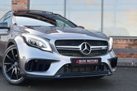 USED 2019 68 MERCEDES-BENZ GLA 2.0 GLA45 AMG SUV 5dr Petrol SpdS DCT 4MATIC Euro 6 (s/s) (360 ps) 1 OWNER / PAN ROOF / LOW MILES
