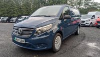 USED 2021 71 MERCEDES-BENZ EVITO 114 E 41 KWH Progressive L2 LWB 115 ps  FREE 3 YEAR WARRANTY COVER ON THIS VAN Electric Auto FWD With Air Conditioning, Parking Sensors, Electric Pack, Reverse Camera, Ply Lining, Bulkhead, Wheel Trims finished in 