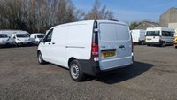 USED 2022 72 MERCEDES-BENZ EVITO 116 e 66 KWH Progressive L2 LWB 115 ps Electric Auto FWD FREE 3 YEAR WARRANTY COVER ON THIS VAN  With Air conditioning, Electric Pack, Bulkhead, Ply Lining, Charging Cable & 3 Seat Cab in great condition . Discover the exceptional value of this meticulously maintained 72-plate Mercedes-Benz eVito 116.  Presented in great condition with just one owner from new, this long-wheelbase electric van combines practicality with advanced technology. It features the 66 kWh Progressive L2 specification, delivering a reliable 115 ps through its electric automatic front-wheel-drive system.  The van is equipped for both comfort and utility, boasting air conditioning, the comprehensive Electric Pack, a fitted bulkhead, and durable ply lining. A charging cable is included for convenience. The functional three-seat cab comes with two keys, completing a ready-to-work package.  This is a superb opportunity to own a modern, zero-emissions commercial vehicle. Do not miss out on this superb value proposition. 