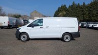 USED 2022 72 MERCEDES-BENZ EVITO 116 e 66 KWH Progressive L2 LWB 115 ps Electric Auto FWD FREE 3 YEAR WARRANTY COVER ON THIS VAN  With Air conditioning, Electric Pack, Bulkhead, Ply Lining, Charging Cable & 3 Seat Cab in great condition . Discover the exceptional value of this meticulously maintained 72-plate Mercedes-Benz eVito 116.  Presented in great condition with just one owner from new, this long-wheelbase electric van combines practicality with advanced technology. It features the 66 kWh Progressive L2 specification, delivering a reliable 115 ps through its electric automatic front-wheel-drive system.  The van is equipped for both comfort and utility, boasting air conditioning, the comprehensive Electric Pack, a fitted bulkhead, and durable ply lining. A charging cable is included for convenience. The functional three-seat cab comes with two keys, completing a ready-to-work package.  This is a superb opportunity to own a modern, zero-emissions commercial vehicle. Do not miss out on this superb value proposition. 