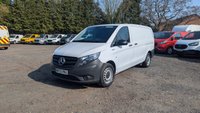 USED 2022 72 MERCEDES-BENZ EVITO 116 e 66 KWH Progressive L2 LWB 115 ps Electric Auto FWD FREE 3 YEAR WARRANTY COVER ON THIS VAN  With Air conditioning, Electric Pack, Bulkhead, Ply Lining, Charging Cable & 3 Seat Cab in great condition . Discover the exceptional value of this meticulously maintained 72-plate Mercedes-Benz eVito 116.  Presented in great condition with just one owner from new, this long-wheelbase electric van combines practicality with advanced technology. It features the 66 kWh Progressive L2 specification, delivering a reliable 115 ps through its electric automatic front-wheel-drive system.  The van is equipped for both comfort and utility, boasting air conditioning, the comprehensive Electric Pack, a fitted bulkhead, and durable ply lining. A charging cable is included for convenience. The functional three-seat cab comes with two keys, completing a ready-to-work package.  This is a superb opportunity to own a modern, zero-emissions commercial vehicle. Do not miss out on this superb value proposition. 