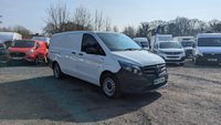 USED 2022 72 MERCEDES-BENZ EVITO 116 e 66 KWH Progressive L2 LWB 115 ps Electric Auto FWD FREE 3 YEAR WARRANTY COVER ON THIS VAN  With Air conditioning, Electric Pack, Bulkhead, Ply Lining, Charging Cable & 3 Seat Cab in great condition . Discover the exceptional value of this meticulously maintained 72-plate Mercedes-Benz eVito 116.  Presented in great condition with just one owner from new, this long-wheelbase electric van combines practicality with advanced technology. It features the 66 kWh Progressive L2 specification, delivering a reliable 115 ps through its electric automatic front-wheel-drive system.  The van is equipped for both comfort and utility, boasting air conditioning, the comprehensive Electric Pack, a fitted bulkhead, and durable ply lining. A charging cable is included for convenience. The functional three-seat cab comes with two keys, completing a ready-to-work package.  This is a superb opportunity to own a modern, zero-emissions commercial vehicle. Do not miss out on this superb value proposition. 