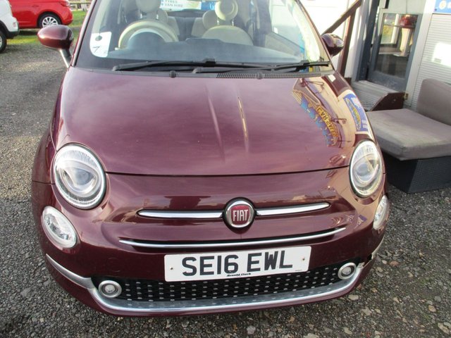 2016 FIAT 500 1.2 Lounge Hatchback 3dr Petrol Manual Euro 6 (s/s) (69 bhp) - Photo 2