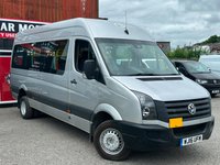 USED 2016 16 VOLKSWAGEN CRAFTER 2.0 BiTDI CR50 RWD L3 4dr 17 SEATS|ULEZ COMPLIANT|NO VAT
